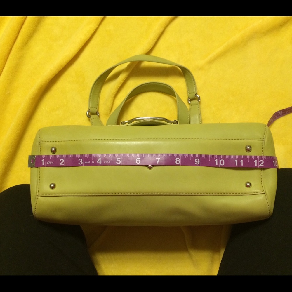 Cole Haan Avacado Green Satchel - Picture 4 of 8